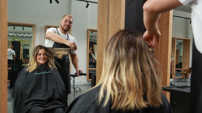 Salons may be forced to voluntarily close if cases increase. Picture: Justin Lloyd