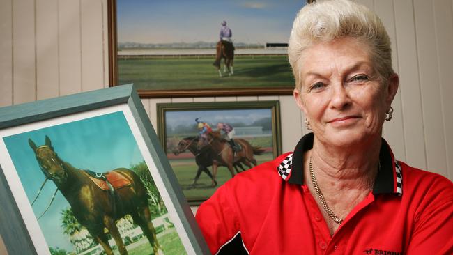 Former female jockey Pam O’Neill was inducted into the Queensland Sport Hall of Fame in 2020.