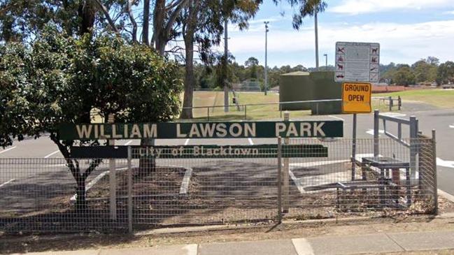 Police are hunting a man aged 35-40 who reportedly flashed a young family at William Lawson Park in Prospect. Picture: Google Maps