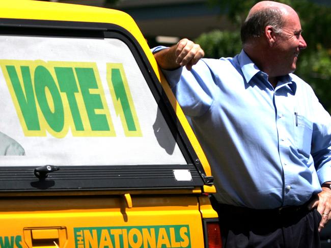 Greg Matthews hitting the hustings during the 2007 state election campaign.