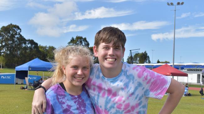 Jack Webster and Chelsea Simmons at the Sunshine Coast Relay for Life 2022.