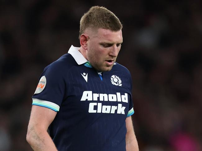 Finn Russell’s hold on the playmaking no.10 jersey seems to be slipping at the British and Irish Lions. Picture: David Rogers/Getty Images