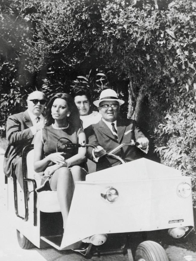 Marshal Tito with actress Sophia Loren, her husband Carlo Ponti and Tito's wife Jovanka Broz. Picture: Getty Images