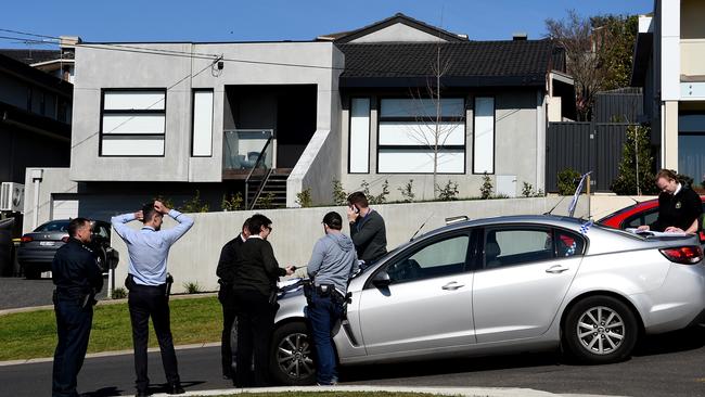 Jonathan Dick has only been sighted once — at a hammer attack in Keilor. Picture: Nicole Garmston