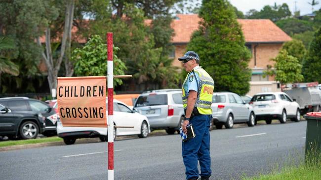 Coffs Harbour-based Traffic and Highway patrol officers are involved in a blitz in school zones. Picture: Trevor Veale