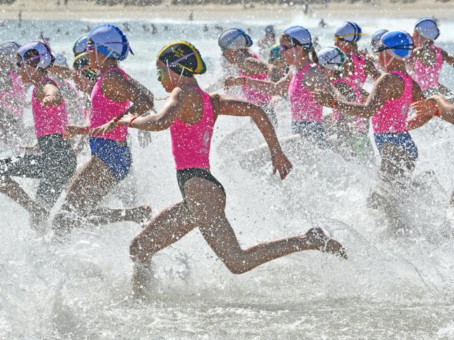 Nippers in action. Some have raised concerns about safeguarding for younger people and women in “gender neutral” changerooms and showers. Image: Harvpix