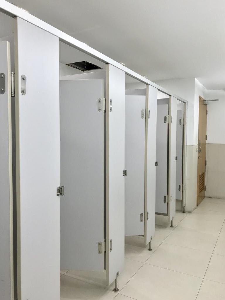 Cubicles in public toilets in Australia have bigger doors offering more privacy. Picture: istock