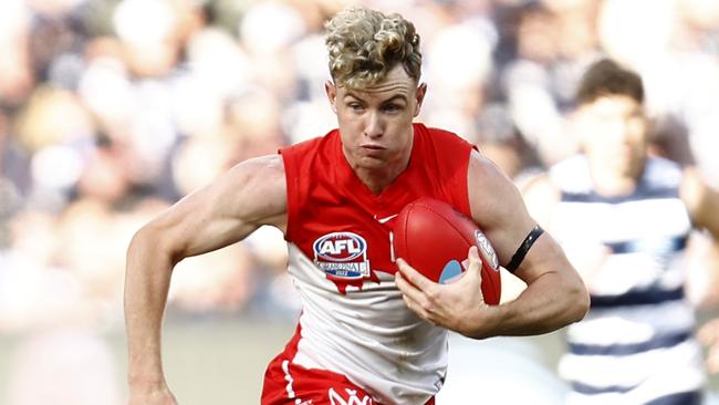 Chad Warner’s excellent season was rewarded with a second placing in the Bob Skilton Medal. Picture: Getty Images