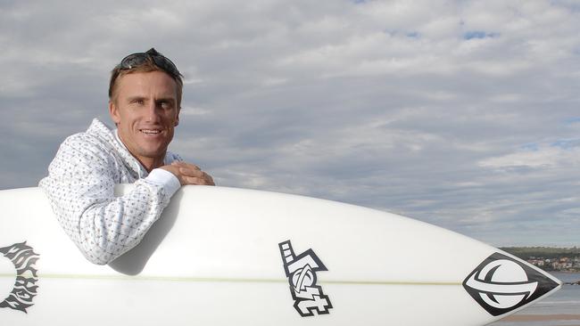 Former pro-surfer Chris Davidson took part in the Dripping Wet Pro.