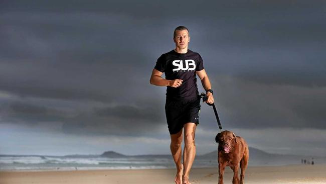 Tweed Shire Councillor James Owen on Salt Beach. Picture: SCOTT POWICK