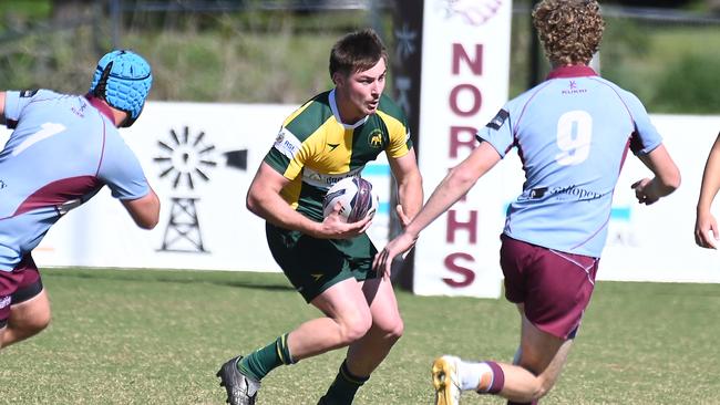 Dom Kallquist. Club rugby Norths v Wests – colts Saturday July 13, 2024. Picture, John Gass