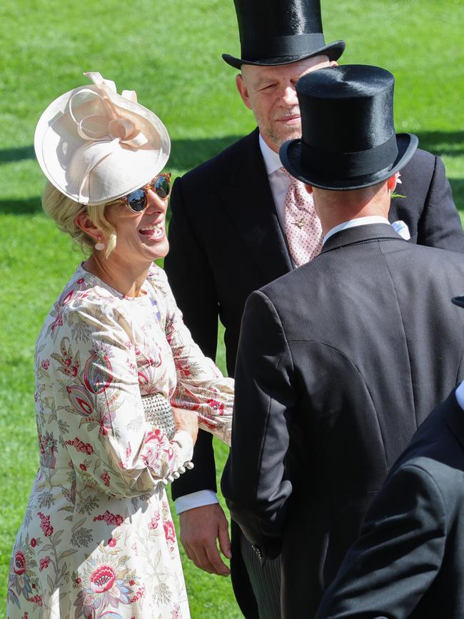 They were joined by Mike Tindall. Picture: Chris Jackson/Getty Images