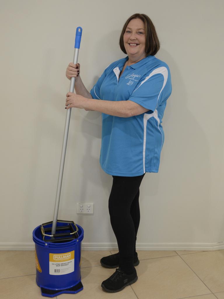 WELL DESERVED: Excited over the announcement she has been named a finalist for the NESA Awards is Angie's Domestic Duties owner Angela 'Angie' Brown. Picture: Rhylea Millar