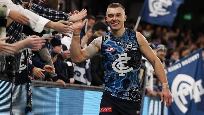 Patrick Cripps is back to his best form. Picture: Michael Klein