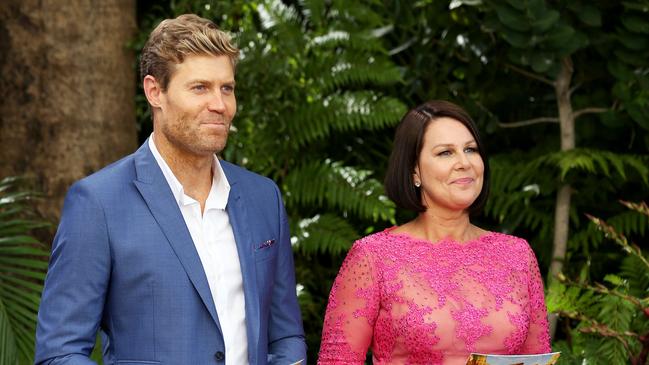 I'm A Celebrity Get Me Out Of Here! is hosted by Chris Brown and Julia Morris.