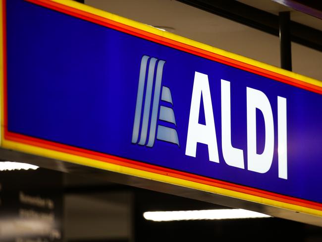 SYDNEY, AUSTRALIA - NewsWire Photos MAY 23, 2021: A general view of Aldi Supermarket signage in Surry Hills in Sydney, Australia. Picture: NCA NewsWire / Gaye Gerard