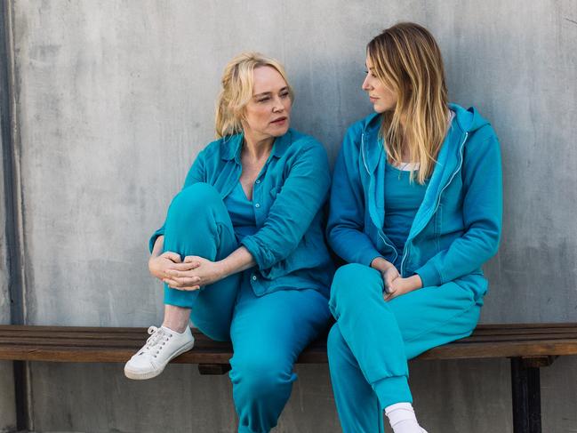 Susie Porter and Kate Jenkinson in Wentworth.