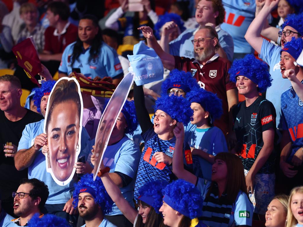 Game 1 broke the record for most fans through the gates. Picture: Chris Hyde/Getty Images