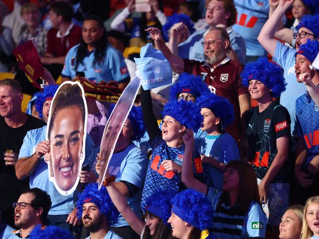 Game 1 broke the record for most fans through the gates. Picture: Chris Hyde/Getty Images