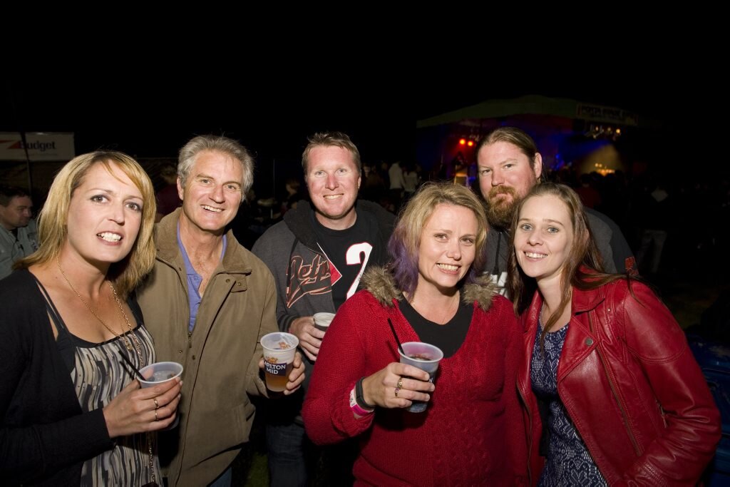 Jeanette Huet, Phil Edgerton, Adam Lowe, Belinda Lowe, Toby Dodds and Rebecca Russell. Picture: Kevin Farmer