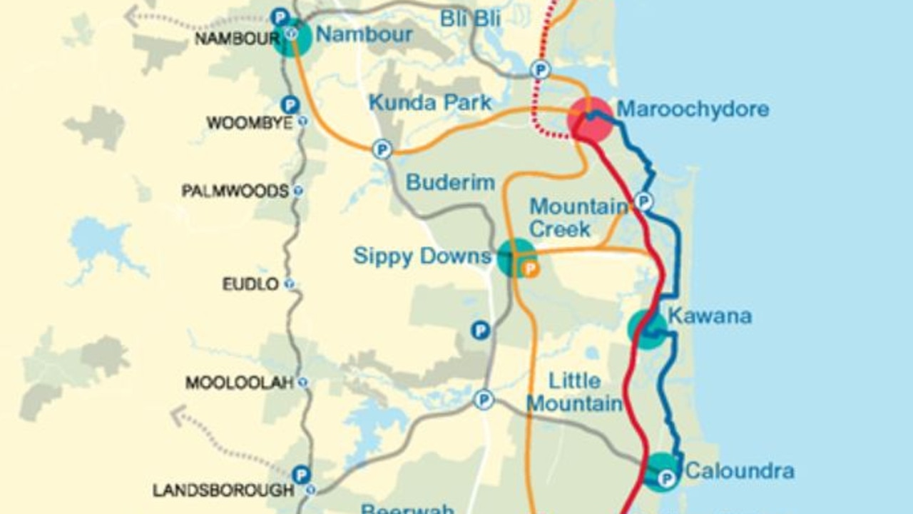 Sunshine Coast Map Hinterland Suburbs Queensland 1045