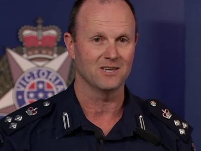 Victorian Police Commander Russell Barrett.