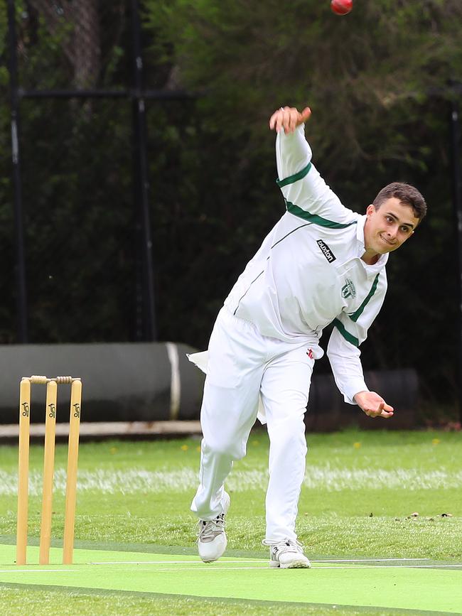 Ben Zygunt lets one go during country week. Picture: Alison Wynd