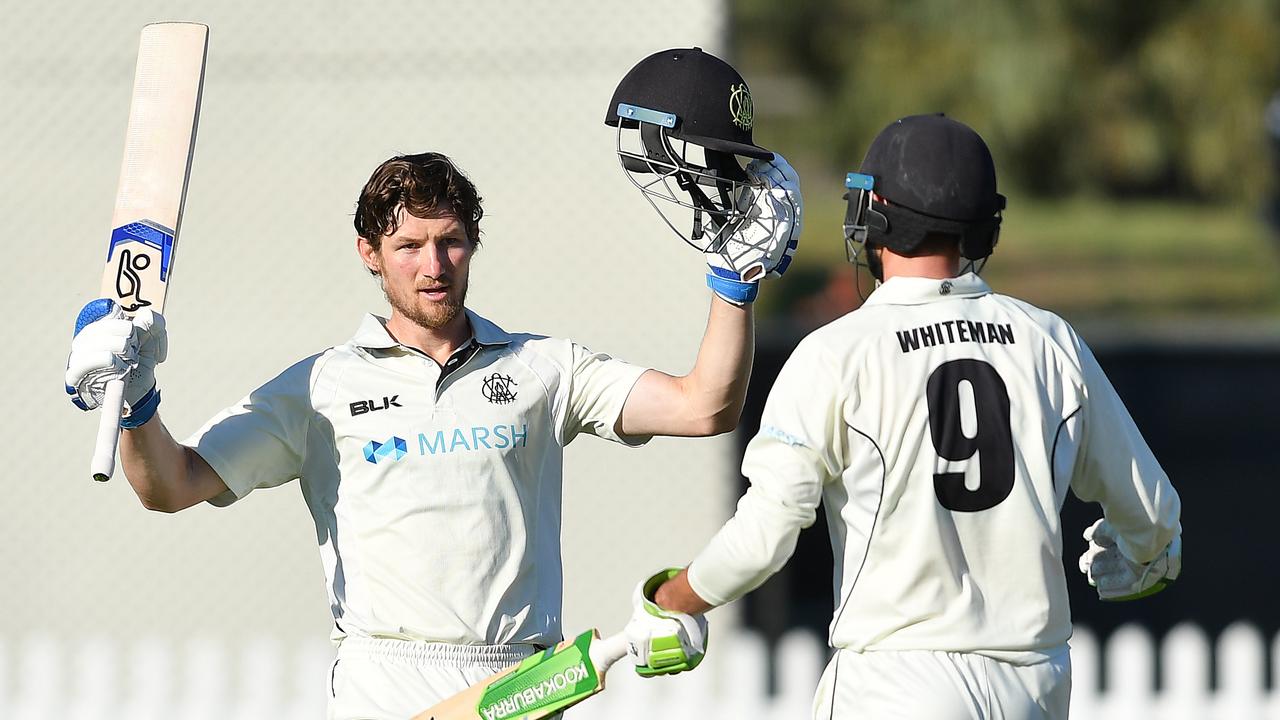 WA pair Cameron Bancroft and Sam Whiteman both posted Sheffield Shield centuries against Tasmania. Picture: Mark Brake/Getty Images