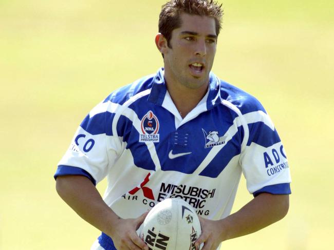 Braith Anasta stormed on to the scene and helped propel the Bulldogs to the 2004 NRL premiership. Picture: Mark Evans.