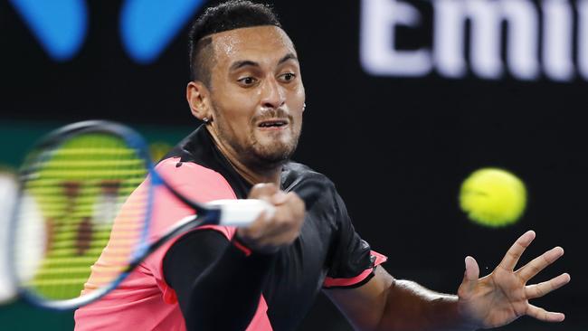 Just sit back and enjoy the ride with Nick Kyrgios.