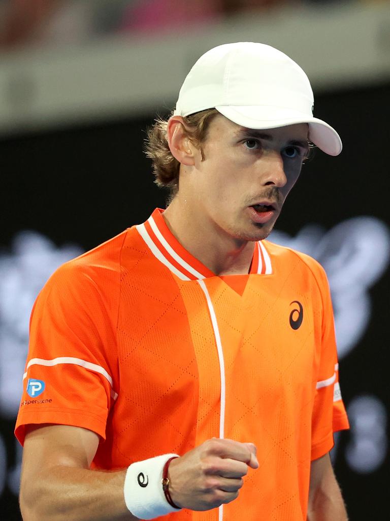 De Minaur is the last Australian left. Photo by Kelly Defina/Getty Images