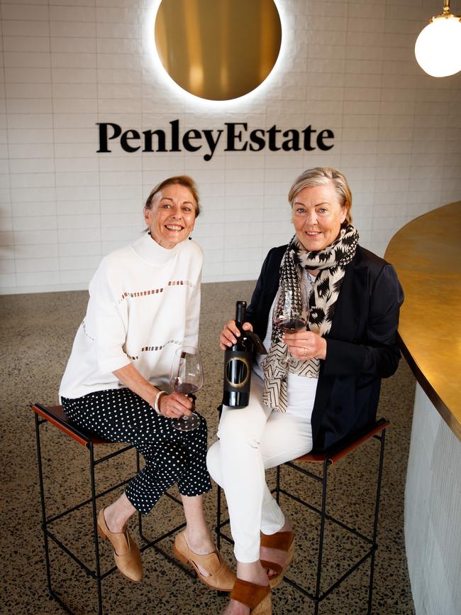 Bec and Ang Tolley at their new McLaren Vale cellar door Penley Estate. Photo: Matt Turner