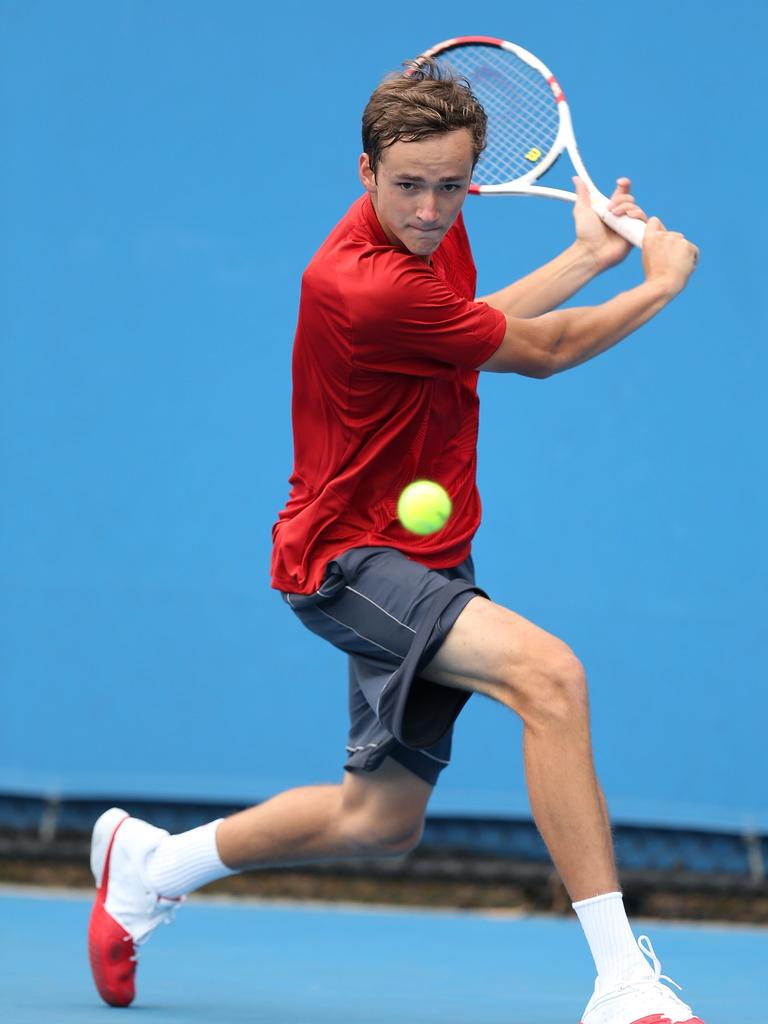 Daniil Medvedev at the 2014 Australian Open junior tournament. (Photo by Clive Brunskill/Getty Images)