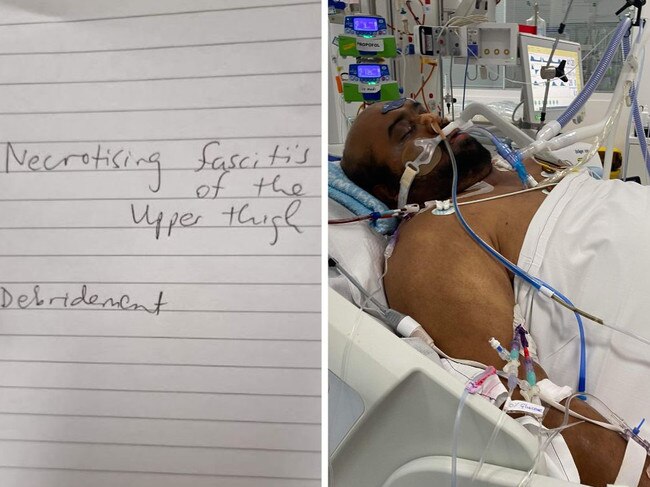 Note reveals deadly truth about man’s ‘flu’
