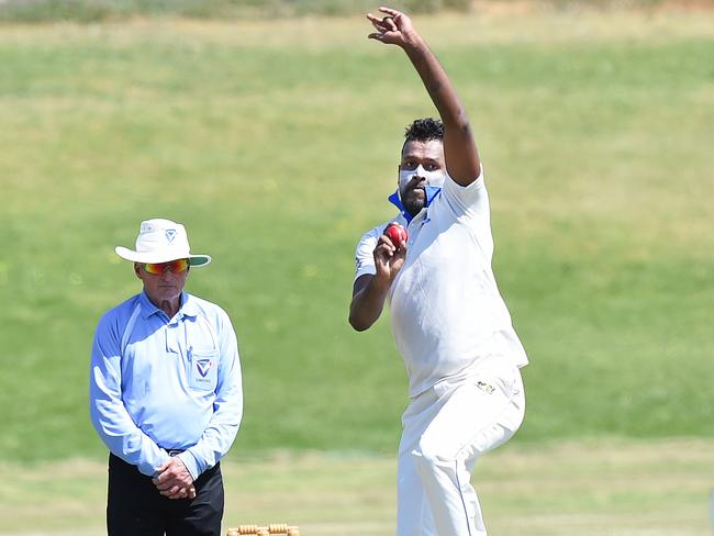 Arish Janoda is unlikely to bowl again this summer but could feature for St Bernard’s as a batsman. Picture: Josie Hayden