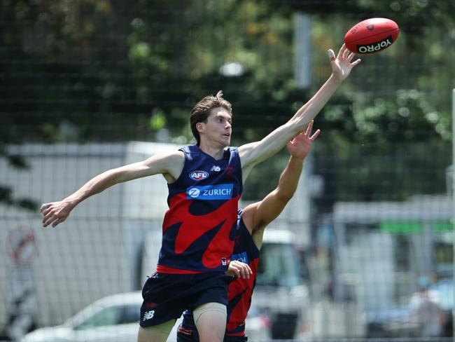 Kalani White at Melbourne training in December. Picture: David Caird