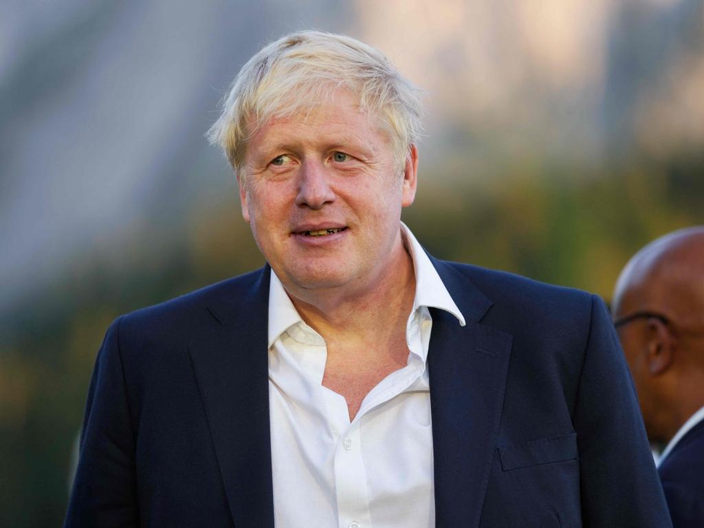 Boris Johnson openly mocked Putin. Picture: AFP