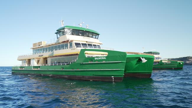 One of the new Emerald class ferries that will take over the Manly to Circular Quay route.