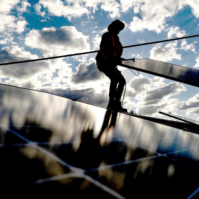 Postcodes across Queensland have been compared to determine which areas have the most residential rooftop solar, with Gladstone placing 13 and Rockhampton 30 on the list. Picture: Brendon Thorne (Bloomberg)