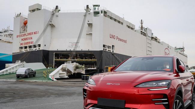 Shipping delays in Europe are affecting the supply of new cars from that market, although Chinese and Japanese supply is improving. Picture: AFP.