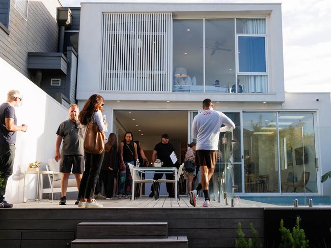 DAILY TELEGRAPH MARCH 23, 2024Auction at 3, Temple Street, Stanmore with Auctioneer Damien Cooley. The house went under the hammer for 4.555,000 million dollars. Picture: David Swift