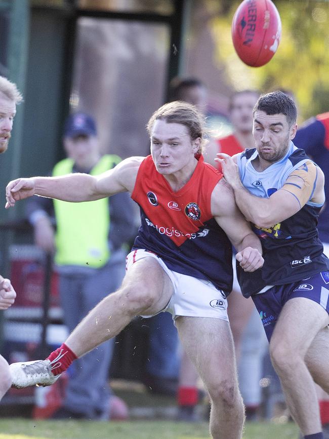 Brighton’s Darcy Gardner at ANZAC Park. Picture: Chris Kidd