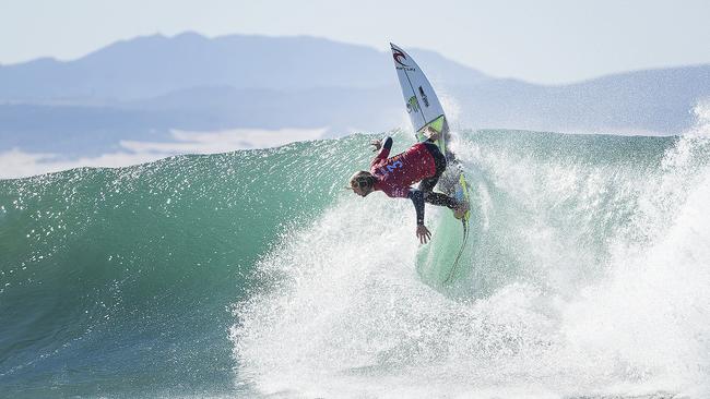 Owen Wright during heat 3 of round two of the Corona Open J-Bay at Jeffreys Bay.
