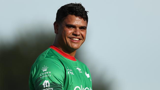 Latrell Mitchell looks in top form ahead of the 2021 season. Picture: Mark Metcalfe/Getty