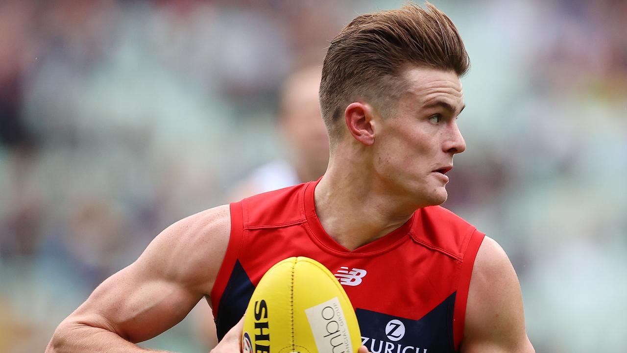 Bailey Fritsch’s improvement has been key to the Dees rise in 2021. Picture: Michael Klein