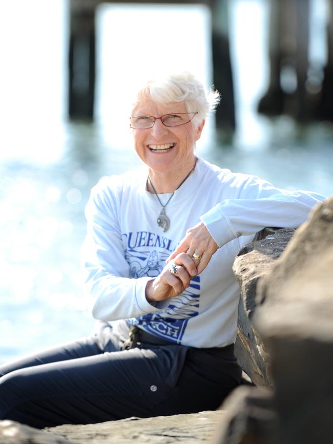 BIEPA president Diane Oxenford is a longtime turtle volunteer on Bribie Island.