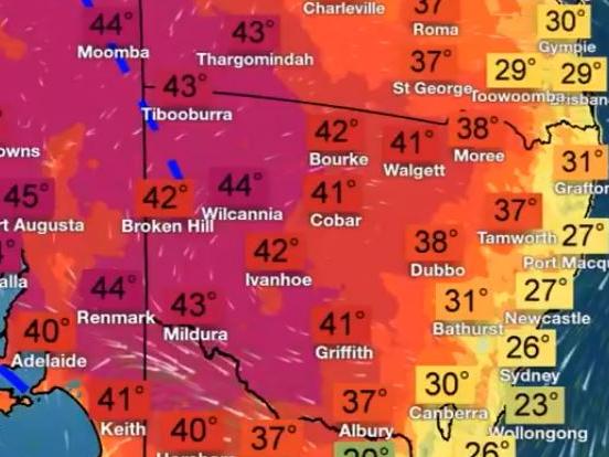 Birdsville, in western Queensland was the 'hottest place in the world' on Friday, with the Nullarbor in SA coming in a close second.