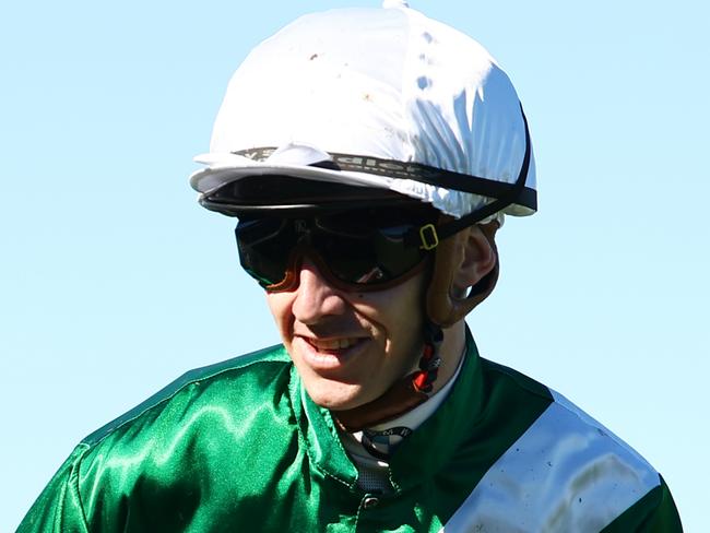 SYDNEY, AUSTRALIA - APRIL 06: Jason Collett riding Manaal wins Race 6 Inglis Sires during Sydney Racing at Royal Randwick Racecourse on April 06, 2024 in Sydney, Australia. (Photo by Jeremy Ng/Getty Images)