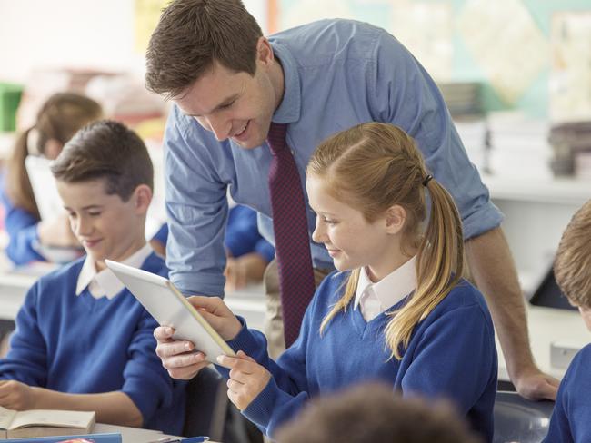 Generic school students, school kids, classroom, teacher Picture: Getty Images