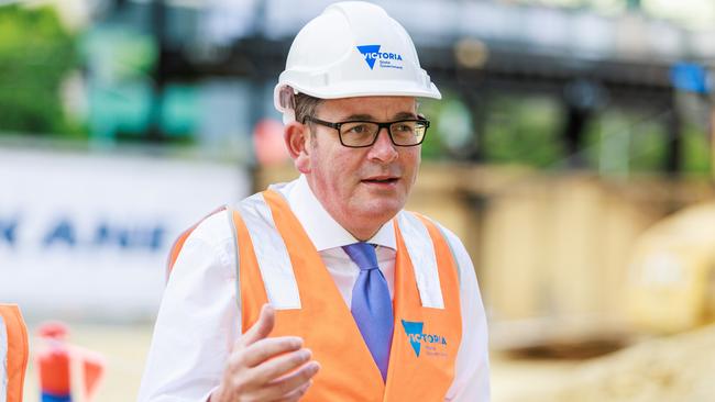 Victorian Premier Daniel Andrews in Fitzroy, Melbourne, on Thursday. Picture: Aaron Francis